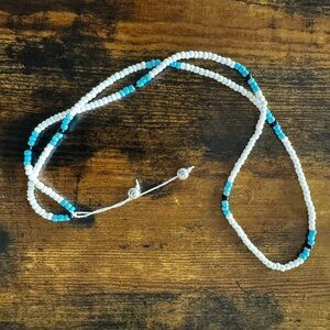 Handmade Glass Seed Beaded Necklace